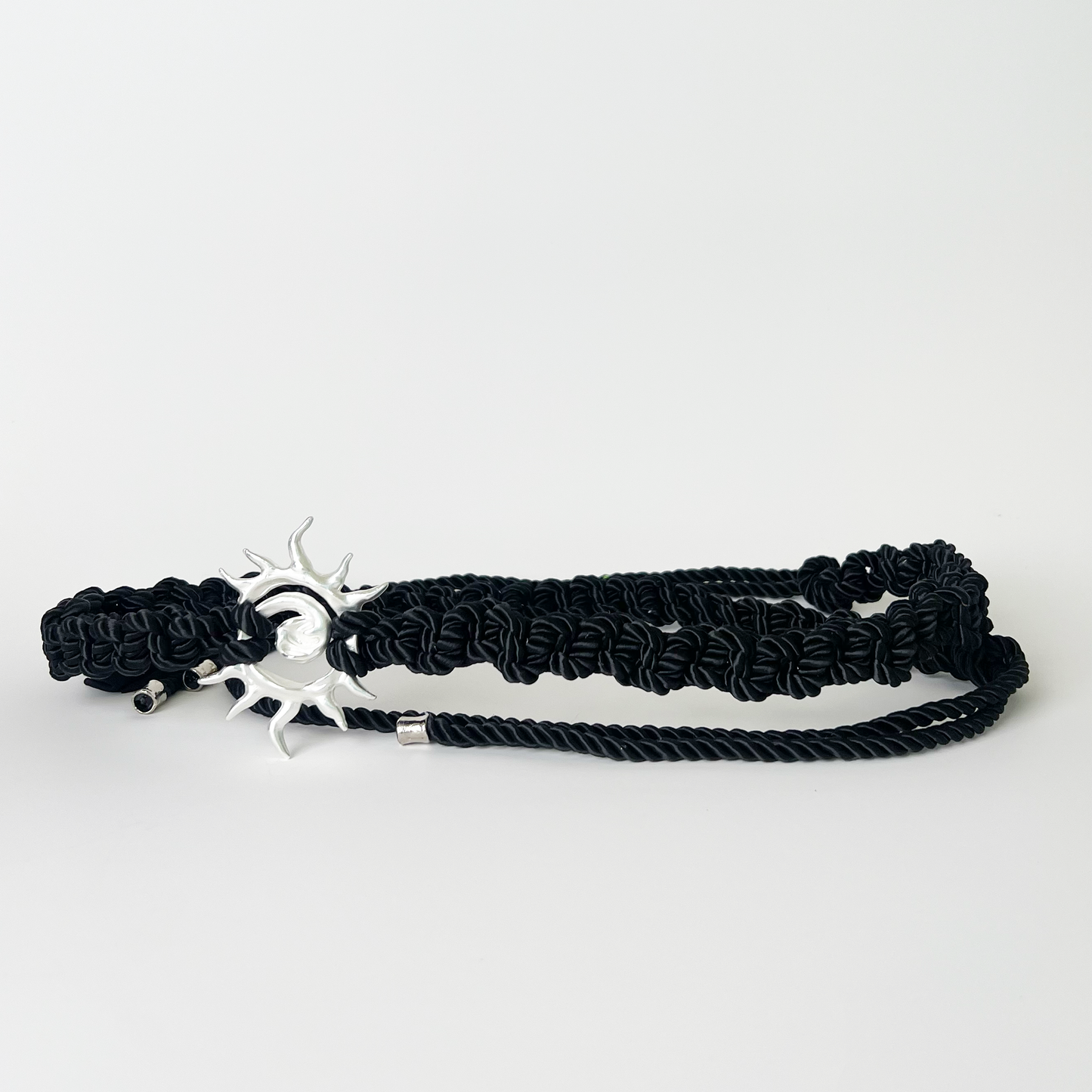 Sol Eterno Silk Rope Black Belt